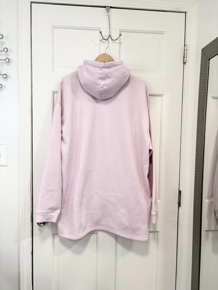 Sudadera con Capucha Nike Therma-FIT Para Hombre Rosa Entrenamiento Pullover Project X Big Swoosh Talla XXL Foto 4 de 4