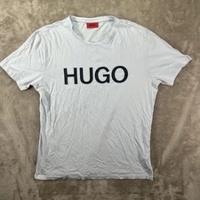 Hugo Boss Red Label Mens Size L Logo Regular Fit T-Shirt GRAPHIC Tee Spellout