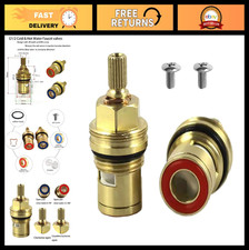 Brass Ceramic Faucet Valves Replacement Cartridge 1/2" for Kitchen Bathroom Ta