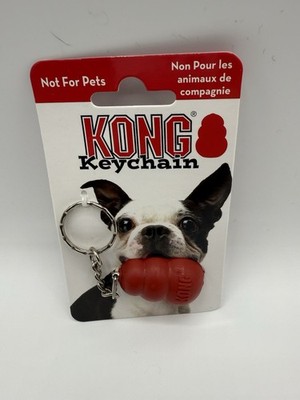 Kong Keychain Dog Toys Key Chains Rings Rubber Not for Pets Collectible One Inch