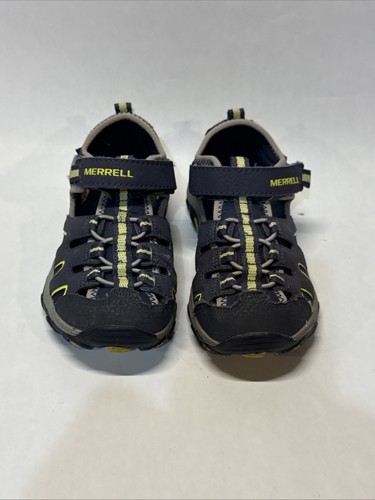 Merrell Hydro Sport Hiker sandali impermeabili blu verde giovani bambini ragazzi taglia 13M