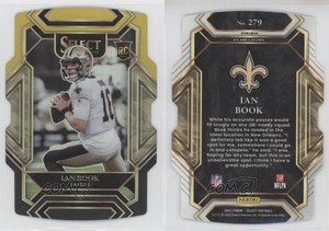 2021 Panini Select Club Level Black & Gold Prizm Die-Cut Ian Book #279 Rookie RC