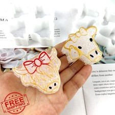 Car Freshie Silicone Mold Cow Skull Resin Aroma Beads Soap Wax Craft