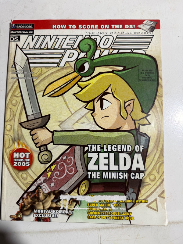 2005 Nintendo Power Magazine #188 Zelda  no poster