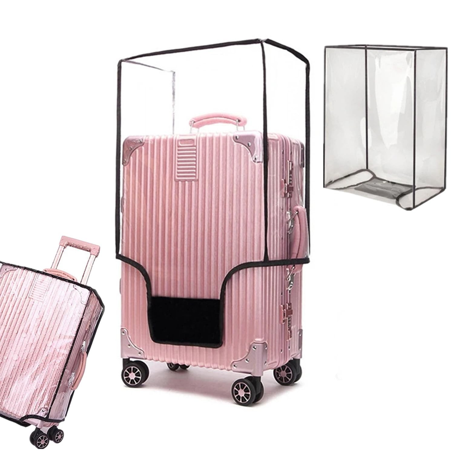 Cover Protectors Thicken Transparent Luggage Cover-20