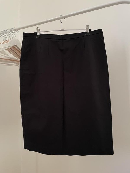 Women Brooks Brothers Skirt Black 42 / XL / 50