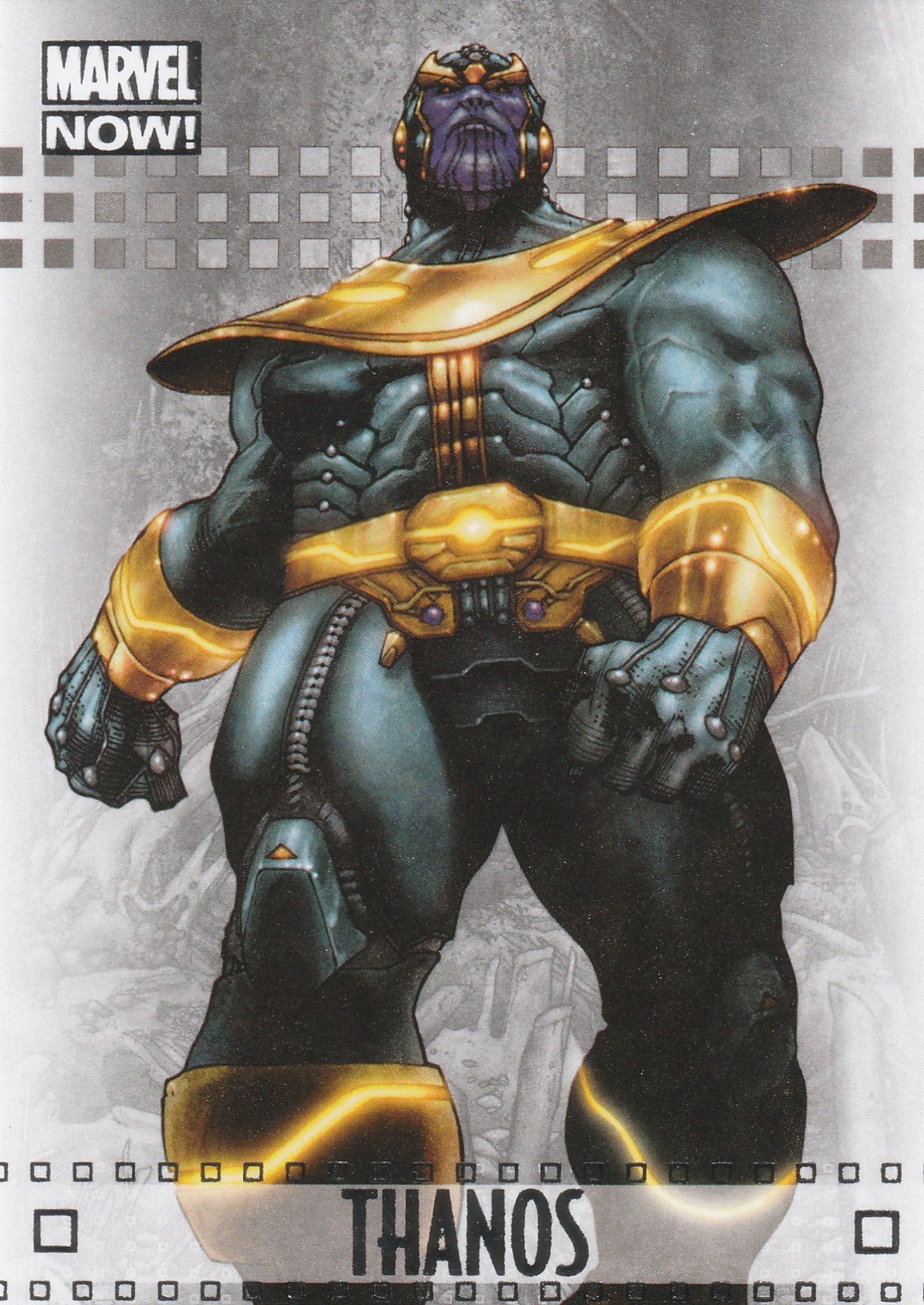 2013 Upper Deck Marvel Now Silver Foil Parallel 92 Thanos