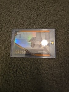2023 Topps Star Wars Chrome Journey of Grogu JG-9 Orange #24/25 Refractor Hott