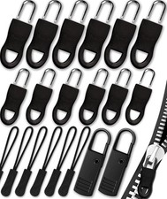 Reißverschluss Zipper Set 20 Stück Ersatz-Reißverschlüsse für Jacken Koffer K...