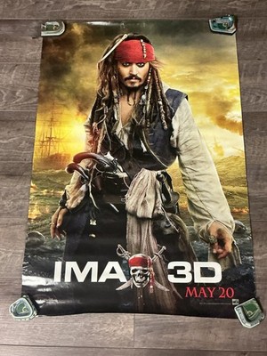 Pirates of the Caribbean: On Stranger Tides (2011) Original Bus Shelter 48x70