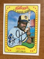 1981 Kellogg's Ben Oglivie #20 Milwaukee Brewers 3-D Super Stars