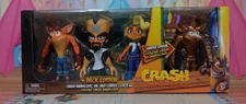 CRASH BANDICOOT 4.5" Figures LE Crash Bandicoot/Dr. Neo Cortex/Coco 4 Pk