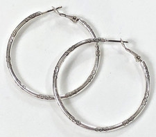 Brighton Hoop Earrings Large Charm with Pouch