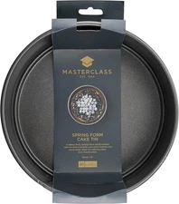 Kitchen Craft Master Class Non-Stick 20cm/8" Springform Round Cake 20cm, Gray 