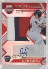 2018 Panini Elite Extra Edition Red 9/25 Daniel Cabrera #UCSA-DC Auto hg6