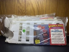 2 Store N Tote Stackable Can Dispenser Durable Plastic Holder Rack