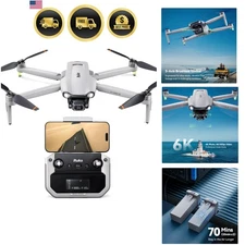 Drone with 6K Camera 4K Video 70 Min Flight 3-Axis Gimbal Auto Return