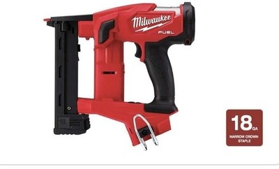Milwaukee 2749-20 18V Cordless 18 Gauge 1/4'' Narrow Crown Stapler (Tool Only)