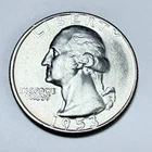 1953 D Washington Quarter 90% SILVER MS MINT STATE PLUS PLUS DETAILS #5667