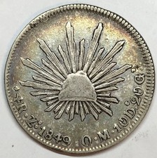 1849 Zs OM Mexico 4 Reales