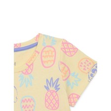 Lilo  Stitch Toddler Girl Allover Print Dress Yellow 12M