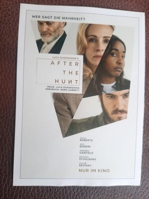 AFTER THE HUNT | 2025 | CINEMA Filmkarte Karte | Roberts | Garfield