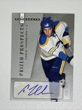 Chris Thorburn 2005-06 Fleer Prized Prospects  Autograph #191 #’d 335/999 Sabres