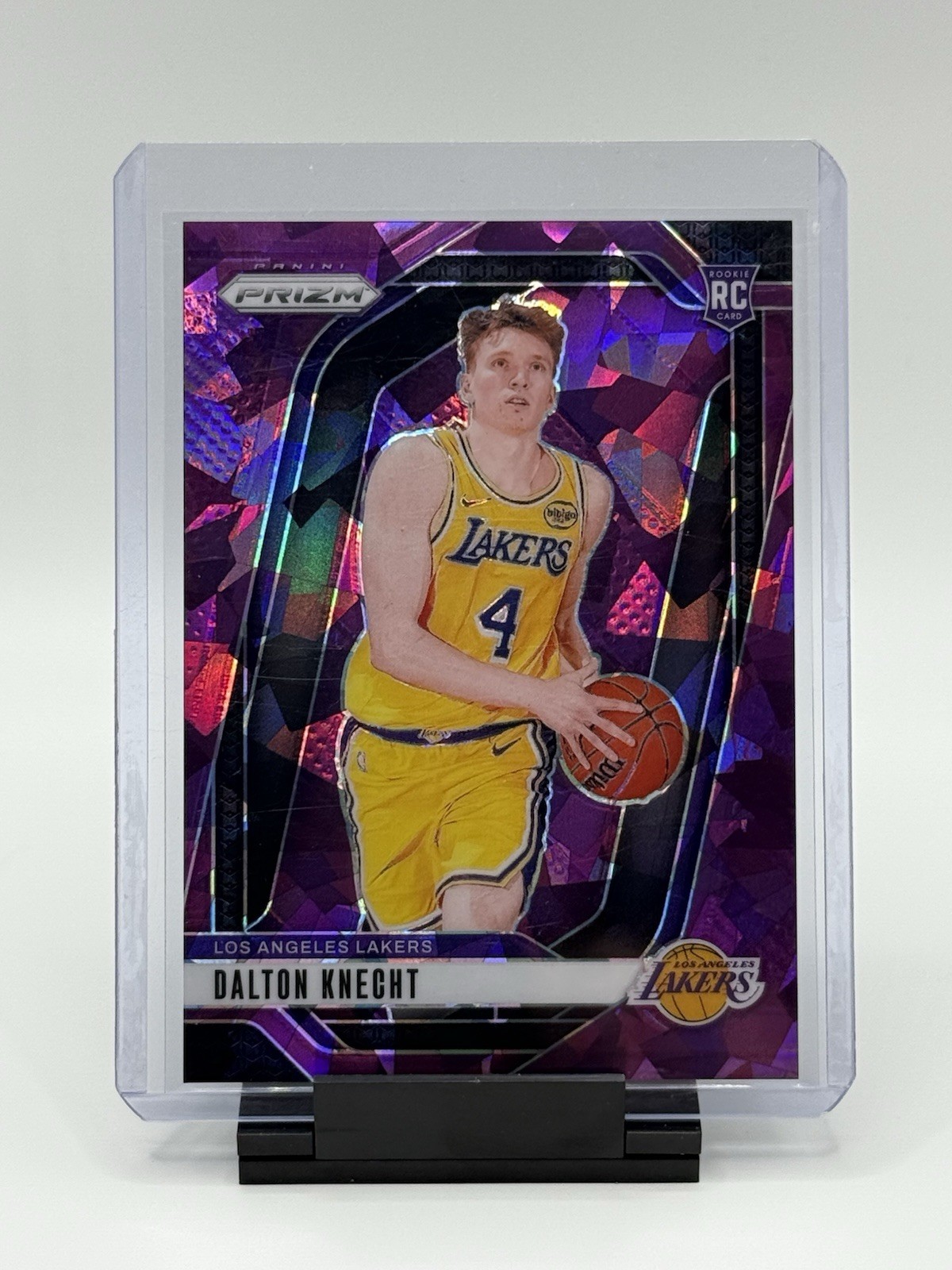 2024-25 Panini Prizm - Dalton Knecht #238 Purple Ice Prizm /149 (RC)