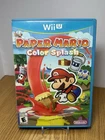 Paper Mario Color Splash (Nintendo Wii U, 2016) Complete CIB - Tested & Working