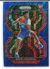 2021 Panini Prizm Basketball Blue Shimmer Keon Johnson #326