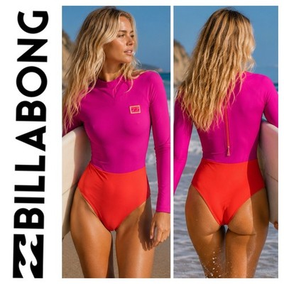 BNWT BILLABONG  BORN 4 SUN LONG SLEEVE BODY SUIT (XL/14AU) $119.99