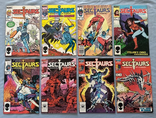 Sectaurs #1-8 (Marvel Comics 1985) Complete Series Set Avg VF