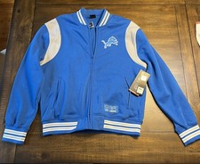 Detroit Lions NFL Zip Up Jacket Cotton New Men’s Medium
