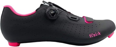 Fizik M6 UOMO BOA Mountain Cycling Shoes, 6, Nero/Rosa Fluo