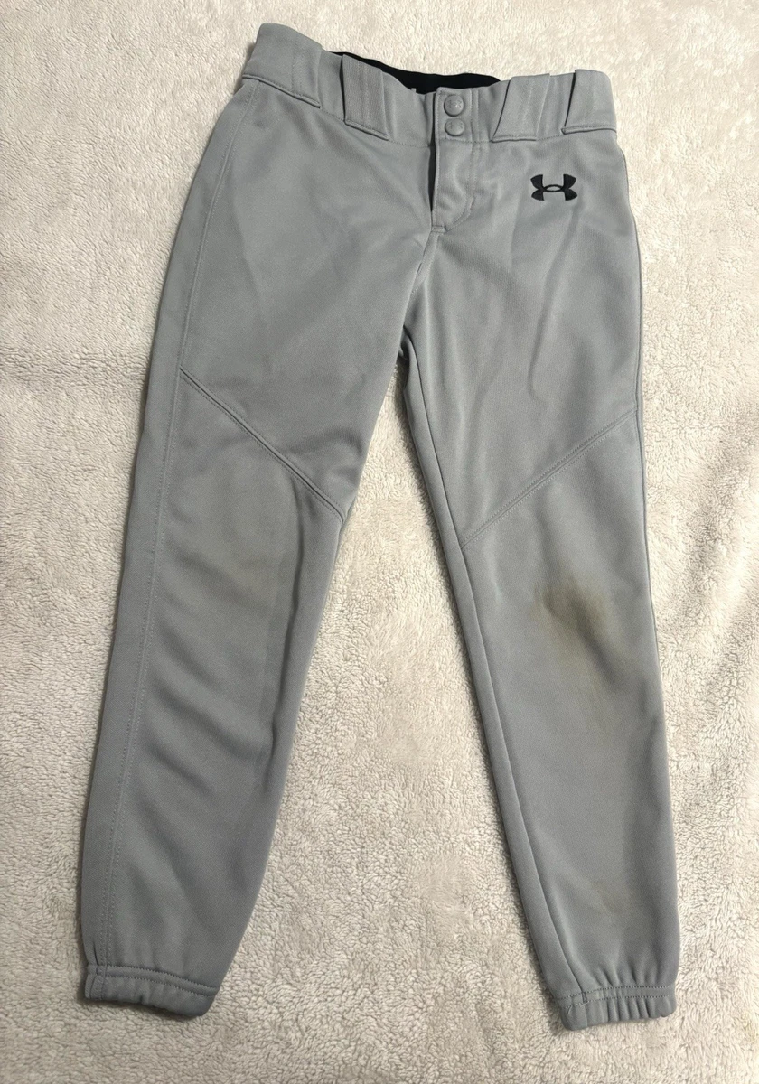 Pantalon Baseball Under Armour – Jeune XSmall, Gris, Neuf