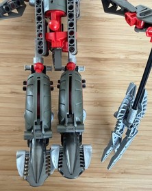 Vintage Y2K LEGO Bionicle *Incomplete* LOT Makuta 8593 & Takanuva 8596   mask