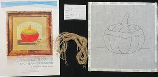 3xLinedrawn Ndlept Partial KIT: Pumpkin Magnificent Oak Monet's Pond AU3