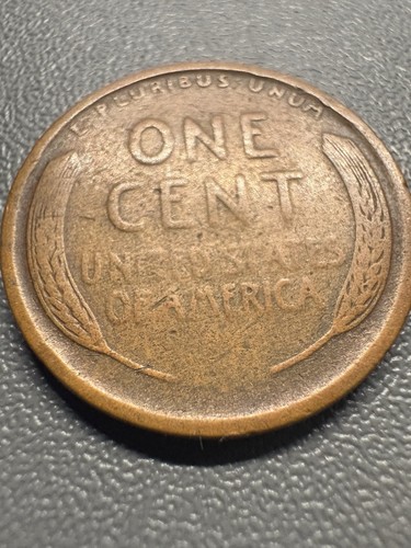 1909 Lincoln Wheat Penny Coin 1 Cent No Mint Mark - Picture 6 of 11