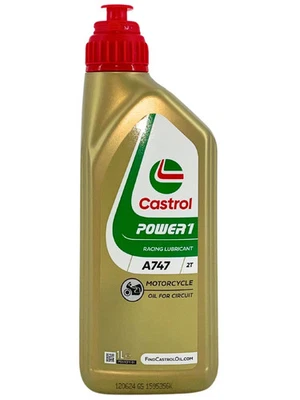 Castrol POWER1 A747 2T 1L Racing Rennsport Zweitaktöl - Bild 1 von 2
