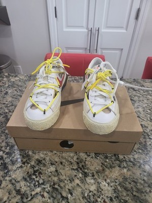 Nike Low 77/Ow White University Red Size 5 DH7863 100