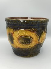 Übertopf Scheurich 887-17 W. Germany  Sonnenblumen Vintage Keramik  TOP Zustand