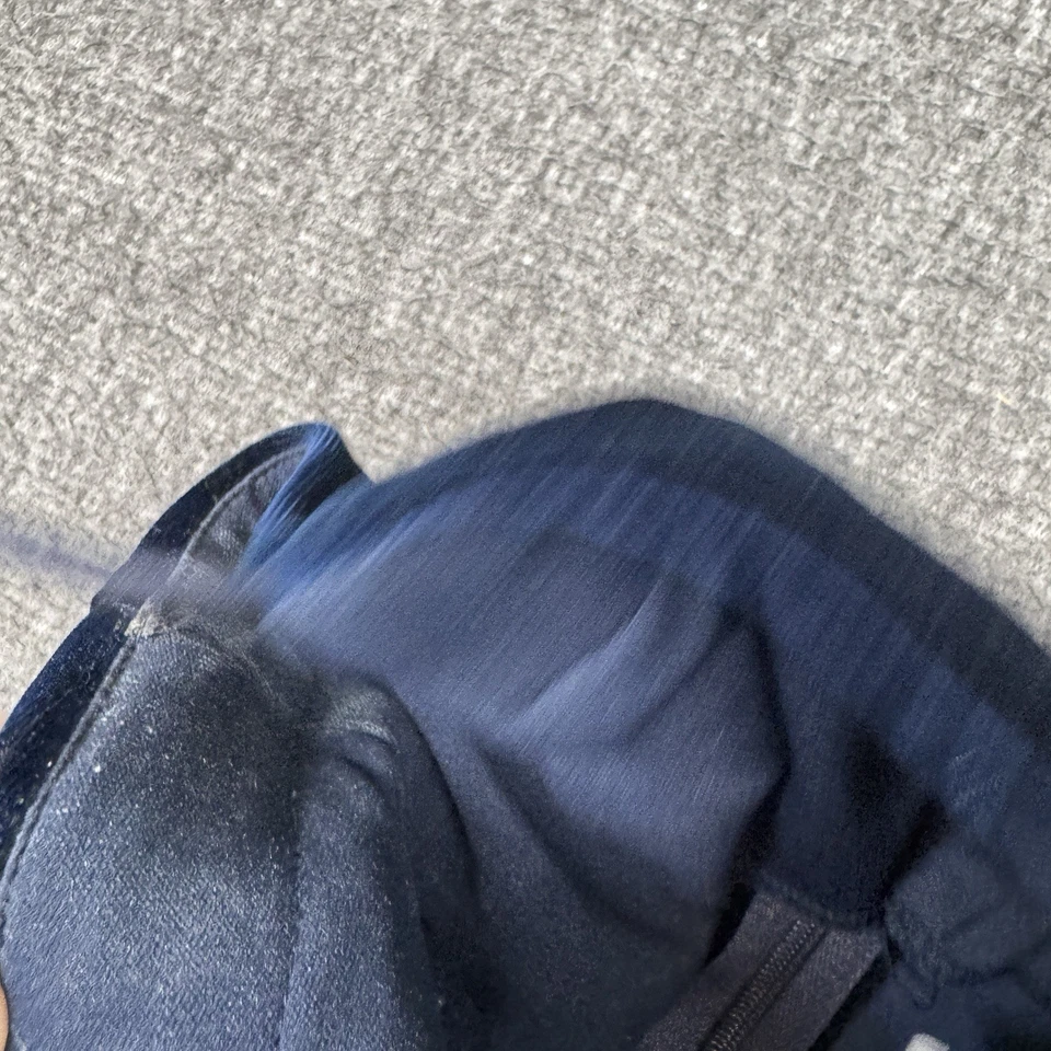 Vintage Betsy And Adam Midi Velvet Dress Women’s 4 Blue Beaded Whimsigoth Formal - Image 4 of 4