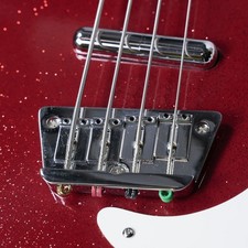 Danelectro '59DC LONG SCALE BASS - METALFLAKE RED -【2.97kg】【#113045】