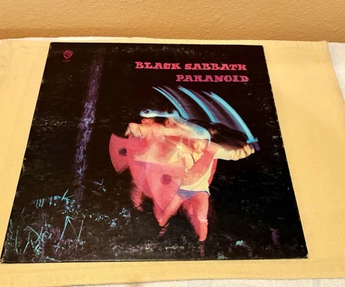 Vintage Black Sabbath Paranoid Album Vinyl LP Ozzy Osbourne Heavy Metal