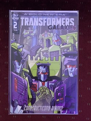 IDW Comics Transformers Galaxies #2 A Bold New Era Constructicons Rising Cover B