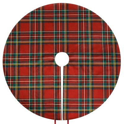 Royal Stewart Tartan Christmas Tree Skirts   36 Inch Scottish Red Plaid Print...