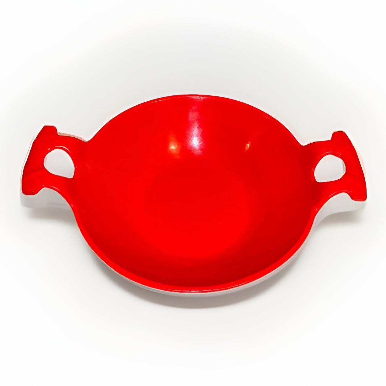 Vintage Bon Chef Red Asian Wok Server Restaurant Ware Model 6050RED 16”L