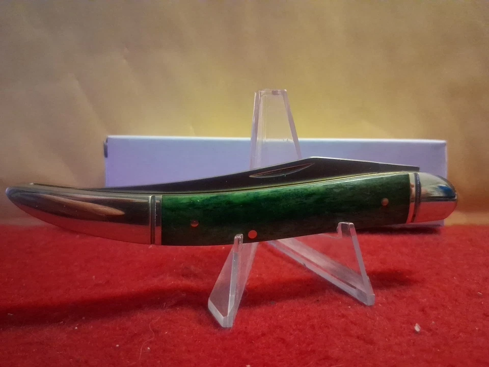 Grúa Kissing MED GREEN BONE TEXAS MANIJAS DE PALILLO DE DIENTES-1 HOJA SS-4.49" Cerrada Foto 4 de 4