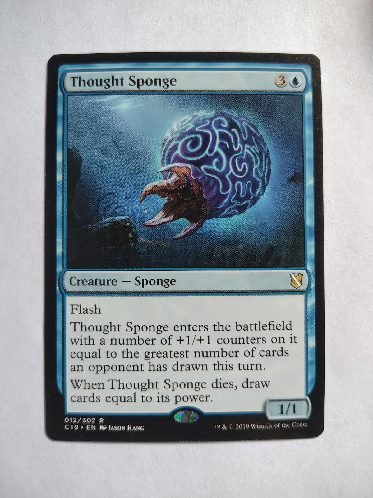 Thought Sponge 12 R Commander 2019 Magic: The Gathering Near Mint