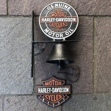 Harley Davidson Gusseisen Klingel & Schlüsselträger